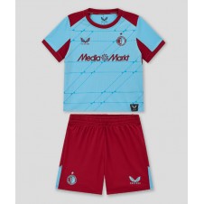 Feyenoord Tredjeställ Barn 2025-26 Korta ärmar (+ Korta byxor)